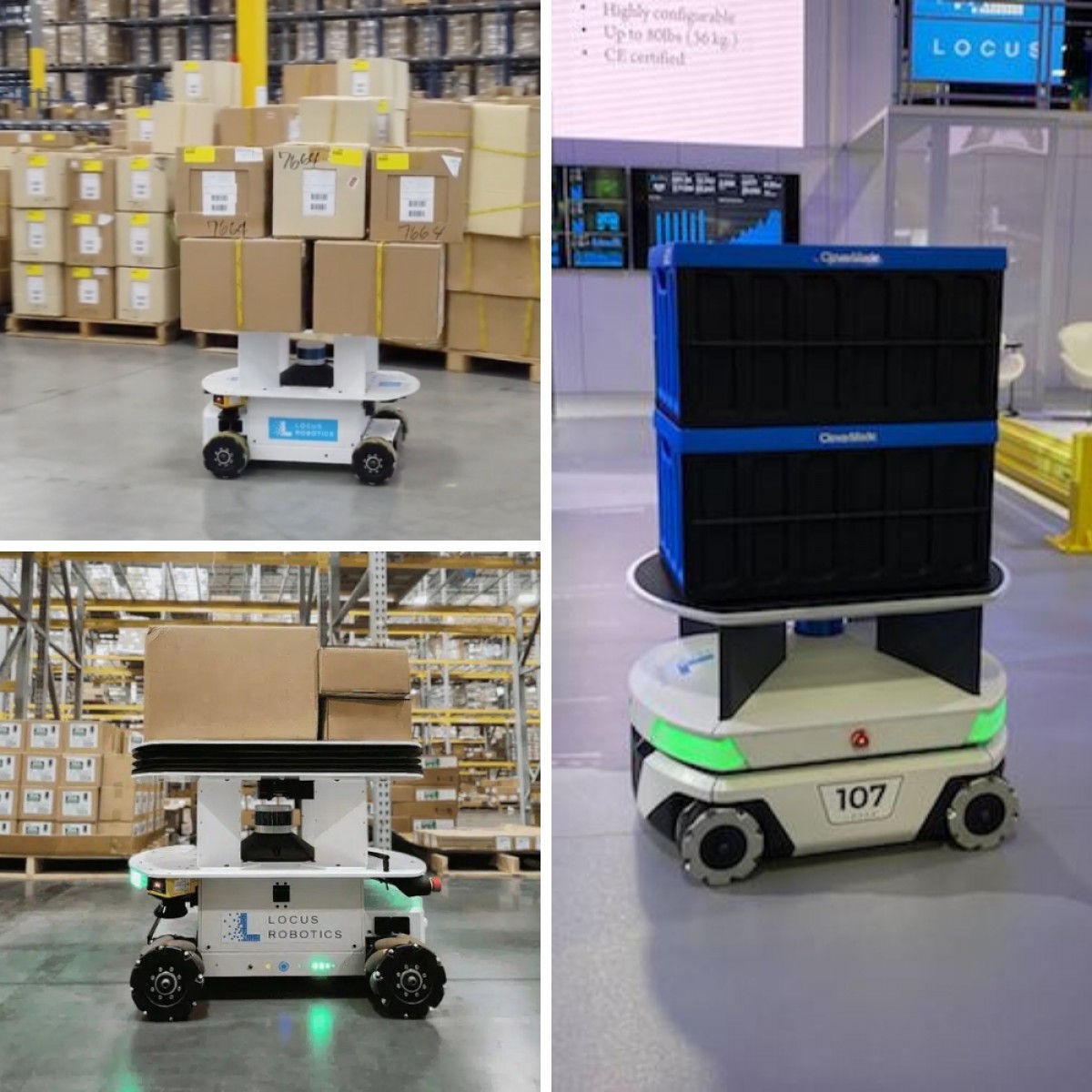 Locus Vector AMR Autonomous Mobile Robot Infopos