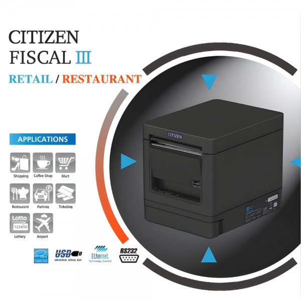 Φορολογικός Εκτυπωτής Citizen Fiscal III